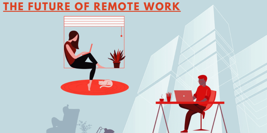 People working remotely