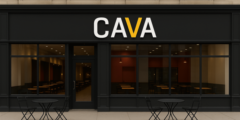 Cava Group's logo on it's restraunt